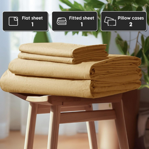 Natural European Linen Sheet